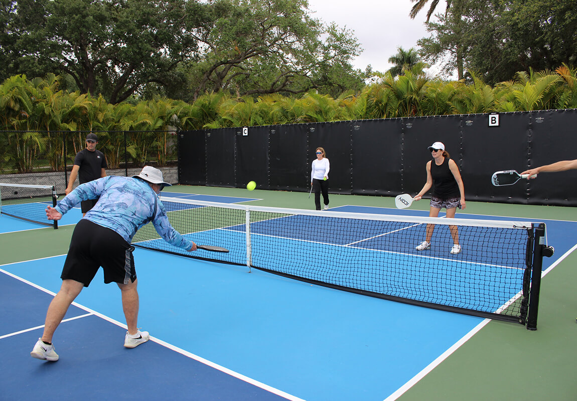 pickleball players