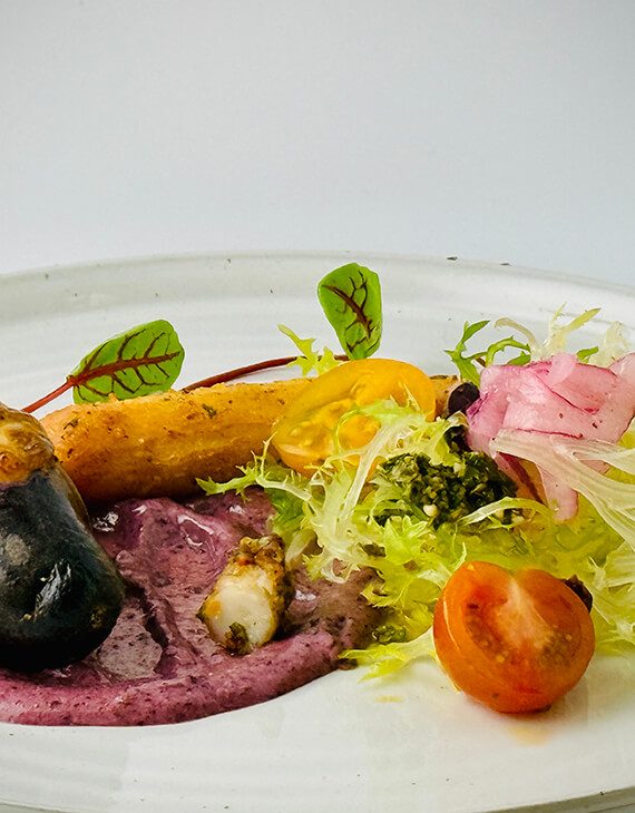 upscale dining food